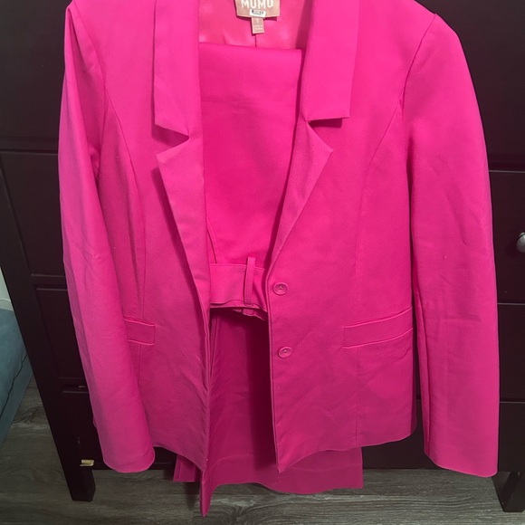 Show Me Your MuMu Pink Trousers - Picture 2 of 5